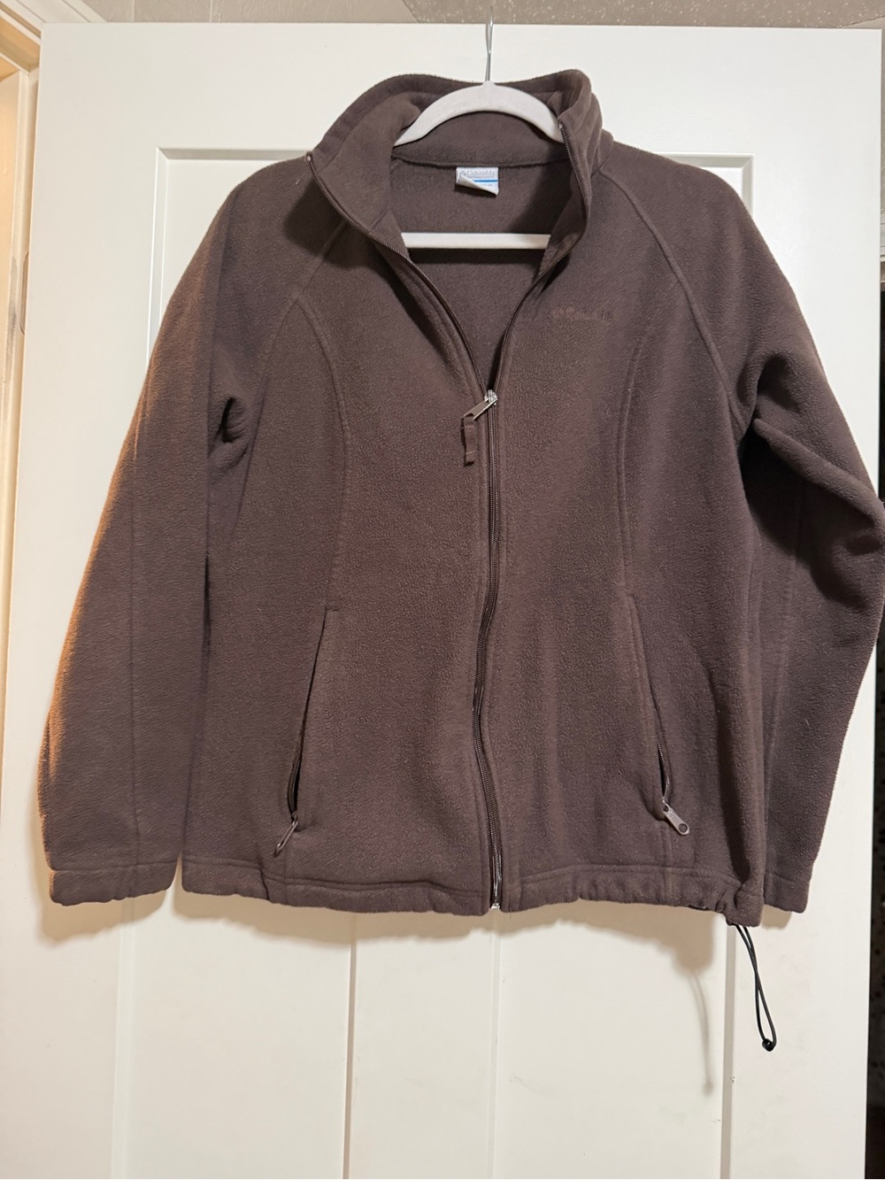 Columbia Women's Brown Full-Zip Teddy Fleece Jacket